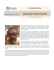 MAURICIO DURÁN CASTRO - Pontificia Universidad Javeriana