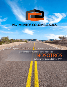 NOSOTROS. - Pavimentos Colombia SAS