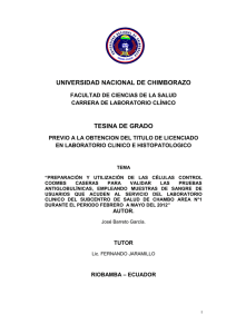 UNIVERSIDAD NACIONAL DE CHIMBORAZO TESINA DE GRADO