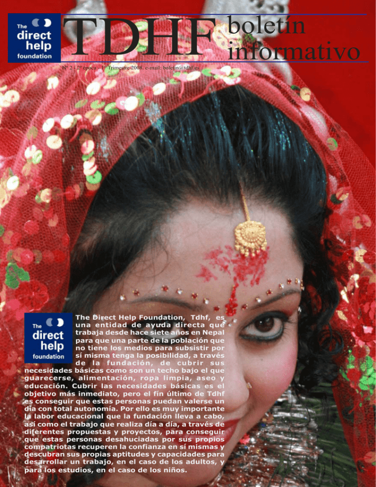 Boletín nº 2.pmd The Direct Help Foundation