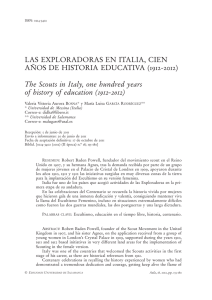 Las Exploradoras en Italia, cien años de historia educativa (1912