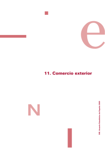 11. Comercio exterior - Instituto Nacional de Estadistica.