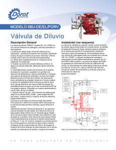 V&aacute;lvula de Diluvio
