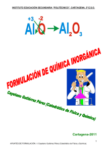 Formulación - IES Politécnico Cartagena