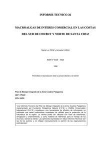 informe tecnico 26 macroalgas de interes comercial en las costas