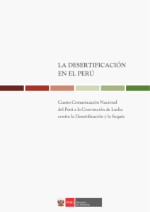 Título: La desertificación en el Perú - Inicio