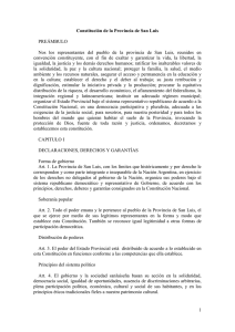 Constitución de la Provincia de San Luis