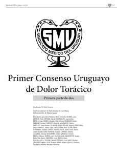 Primer Consenso Uruguayo de Dolor Torácico