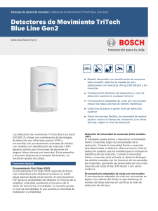 Detectores de Movimiento TriTech Blue Line Gen2