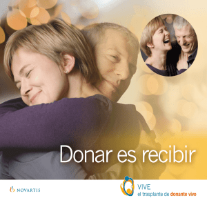 el trasplante de donante vivo