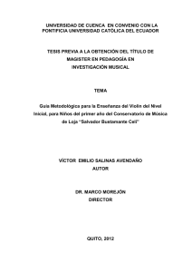 UNIVERSIDAD DE CUENCA EN CONVENIO CON LA PONTIFICIA