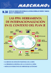 numero38 ( 2464.65 Kb) - Oficina Española de Patentes y Marcas
