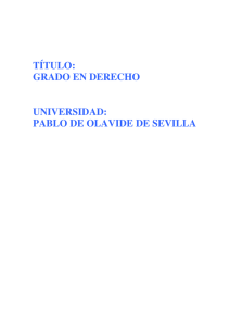 Memoria del Título de Grado en Derecho. Punto 2-8