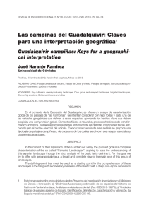 Las campiñas del Guadalquivir - Revista de Estudios Regionales
