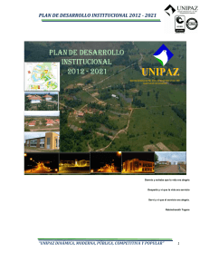 Plan de Desarrollo Institucional 2012-2021