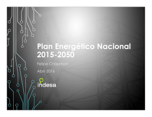 Plan Energético Nacional 2015-2050