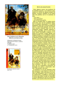 don quijote de la mancha - Eduardo Alonso, profesor de literatura y