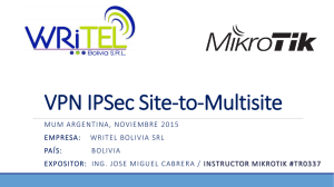 VPN IPSec Site-to-Multisite - MUM