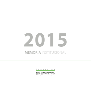 memoria institucional 2015