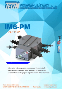 Interruptor en FR6 - Tean Ingeniería Eléctrica