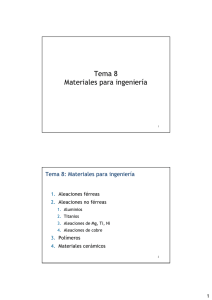 Tema 8 Materiales para ingeniería