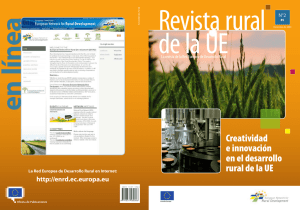 Creatividad e innovación en el desarrollo rural de - ENRD