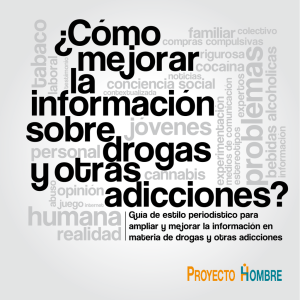 ¿Cómo mejorar la información sobre drogas y