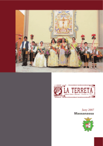 La Terreta 2007 - Ajuntament de Massanassa