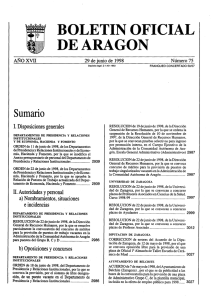 boletin oficial dearagon - Boletin Oficial de Aragón