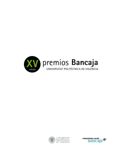 premios Bancaja - UPV Universitat Politècnica de València