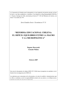 Reforma educacional chilena: el difícil equilibrio entre la