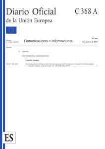 Diario Oficial de la Unión Europea - ECDC