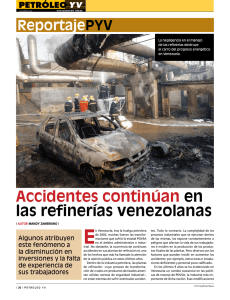 Accidentes continúan en las refinerías venezolanas