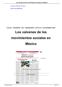 Los vaivenes de los movimientos sociales en México