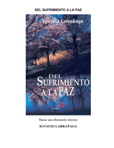 DEL SUFRIMIENTO A LA PAZ