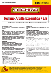 Techmo Arcilla Expandida F 3/8 Techmo Arcilla Expandida F 3/8