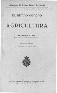 agricultura - Ministerio de Sanidad y Politica Social