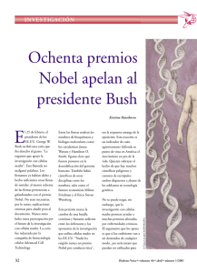 Ochenta premios Nobel apelan al presidente Bush