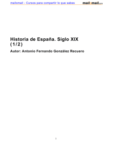 Historia de España. Siglo XIX (1/2) Autor