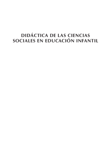 DIDÁCTICA DE LAS CIENCIAS SOCIALES EN EDUCACIÓN