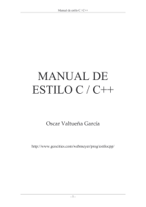 Manual de estilo C/C++ en formato PDF
