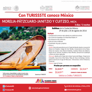 Con TURISSSTE conoce México