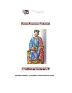 Fernán Sánchez de Valladolid Crónica de Sancho IV