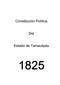 Constitución Política Del Estado de Tamaulipas