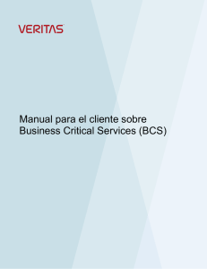 Manual para el cliente sobre Business Critical Services (BCS)