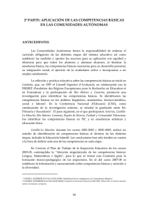 2ª parte: aplicación de las competencias básicas