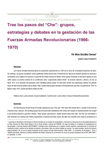 Mora González Canosa, Tras los pasos del “Che”