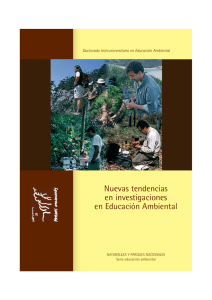 Nuevas tendencias en investigaciones en Educación Ambiental