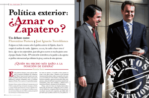 Política exterior: ¿Aznar o Zapatero?