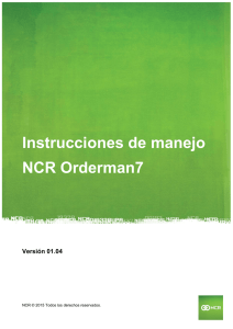 Orderman7 Instrucciones de manejo